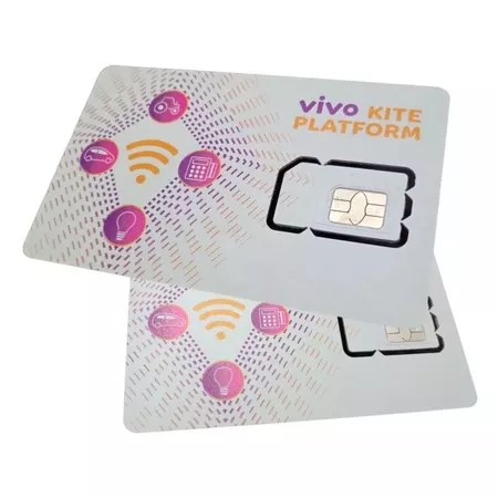 Vivo M2M | chip M2M ativado para rastreador, máquina de cartão e central de alarme.