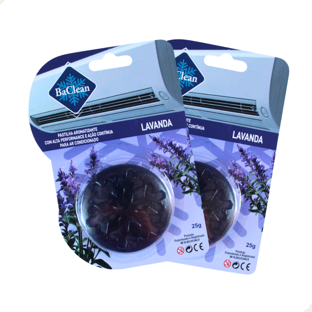 Kit 2 Pastilhas Aromas Aromáticas Aromatizantes Ar - Condicionado BaClean.