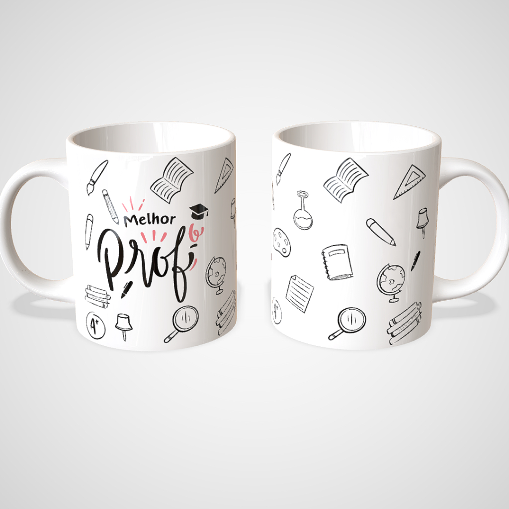 Caneca Xícara Dia dos Professores Melhor Professora Melhor Professor Personalizada Relâmpago! — R$ 18,20 em Shopee