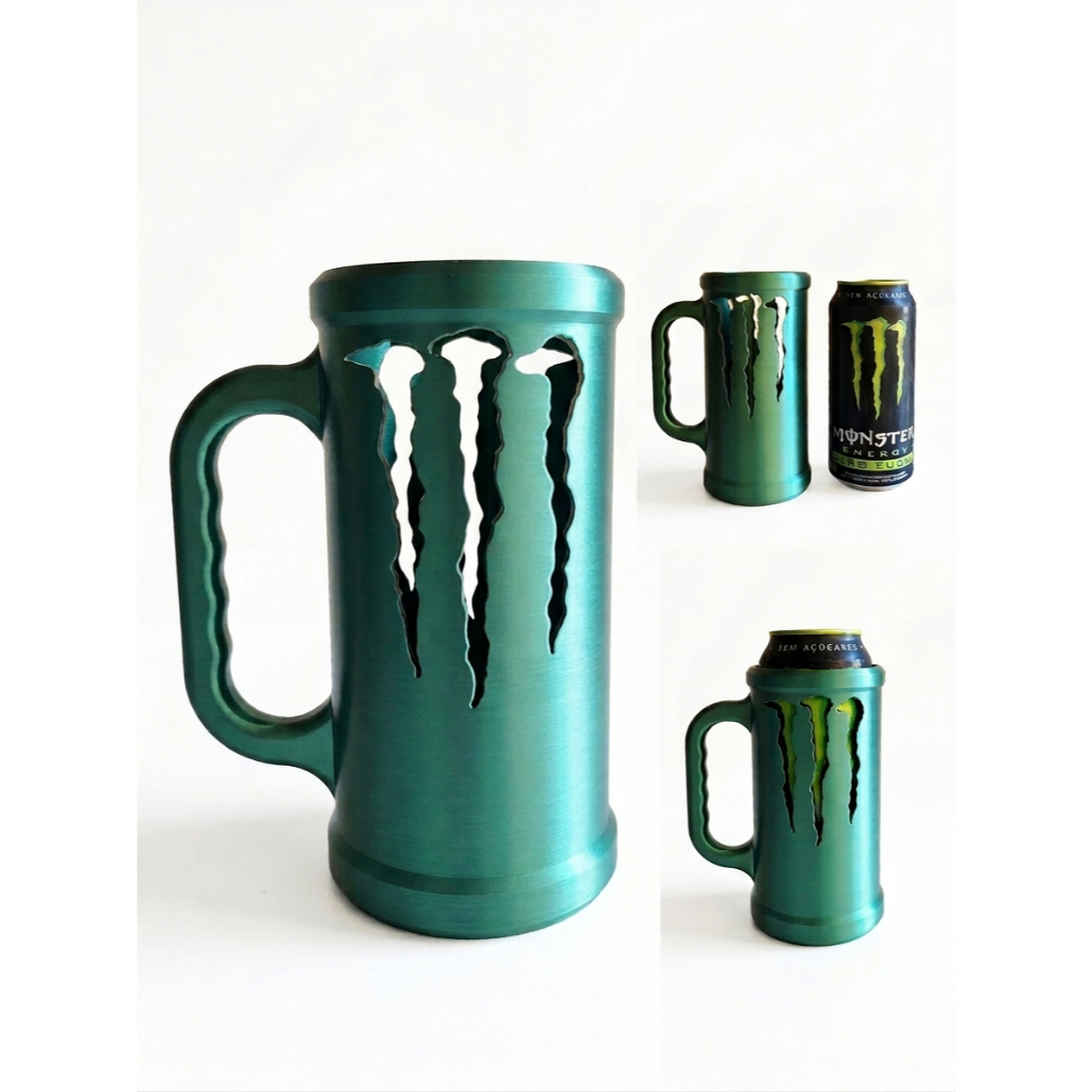 Monster Energy Caneca Vasada Suporte Para Lata 473ml – Modelo Exclusivo