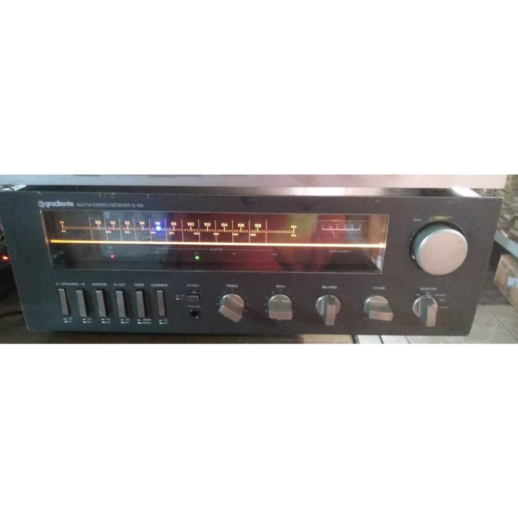 ELETRONICO: Receiver Gradiente S-126 Vintage – Revisado – Funcionando 100% – Raro