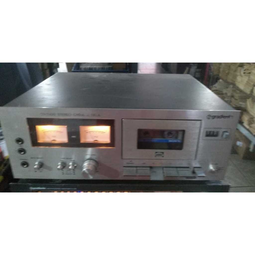 ELETRONICO: Tape Deck Gradiente CD-2500 Silver – Revisado – Funcionando 100%