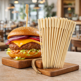 100/200/300/ 400 Palitos Bambu 15cm Petisco Buffet Eventos Lanchonete em Oferta na Shopee