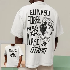 Camiseta Algodão Masculina Chorão Charlie Brown Jr Infantil ao Plus Size até G5 312