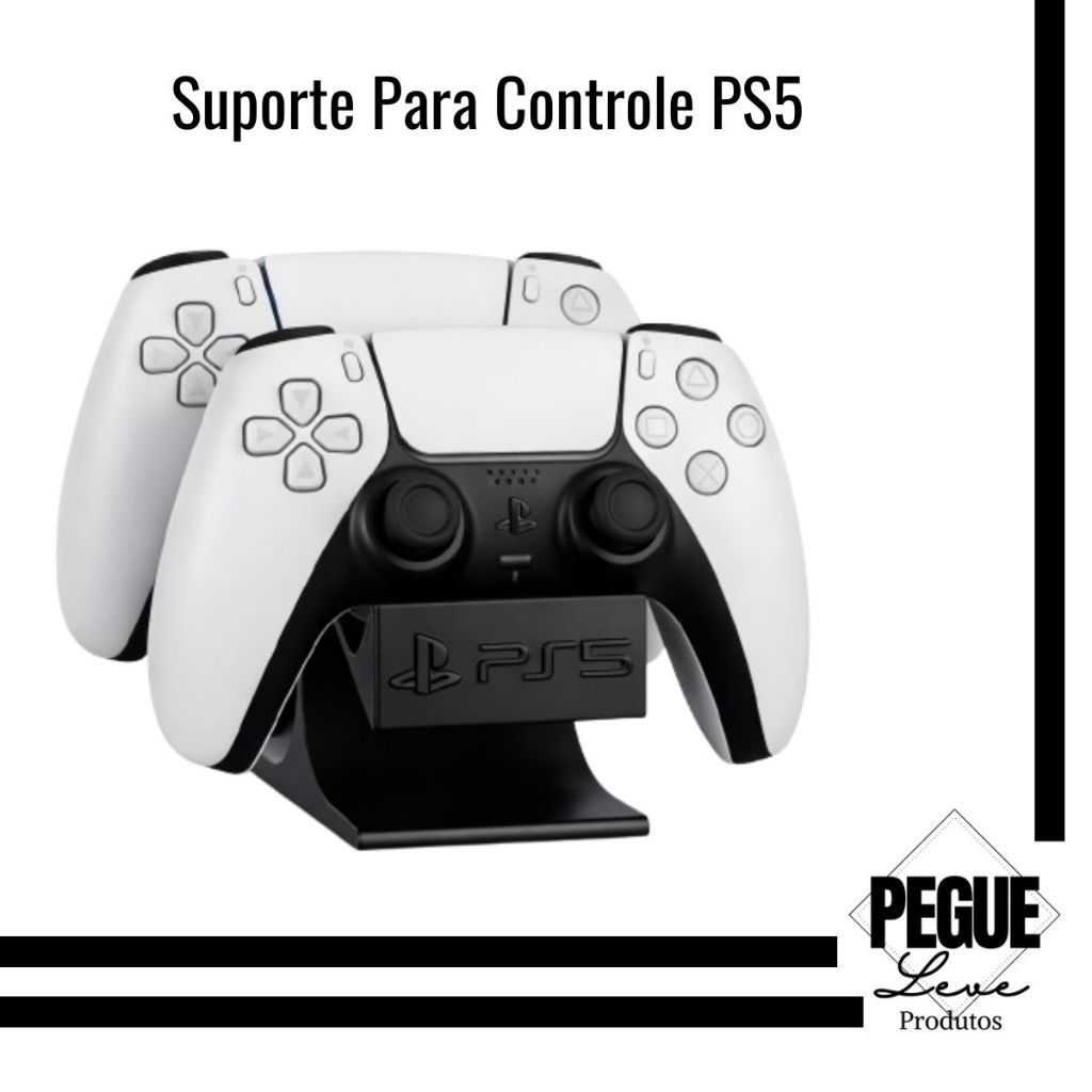 Suporte Para Controles PS5 DualSense – Base Setup Gamer Dualsense Dualshock de Mesa Organizador 1/2