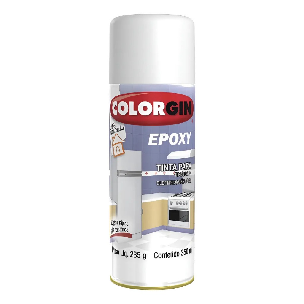 Tinta Spray Epoxy Colorgin - Cores