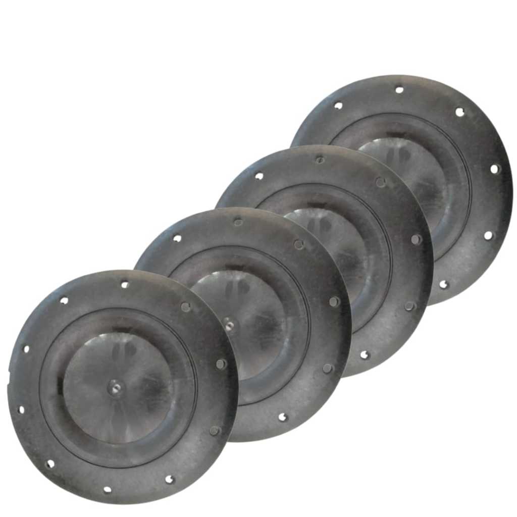 Kit 4 Calota Centro Roda Preto SEM  Emblema Vw Amarok ARO 13 14 15 4 FUROS