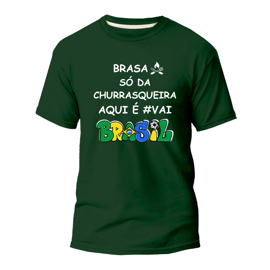 Camisa Vai Brasa da Churrasqueira Copa do Mundo 2026