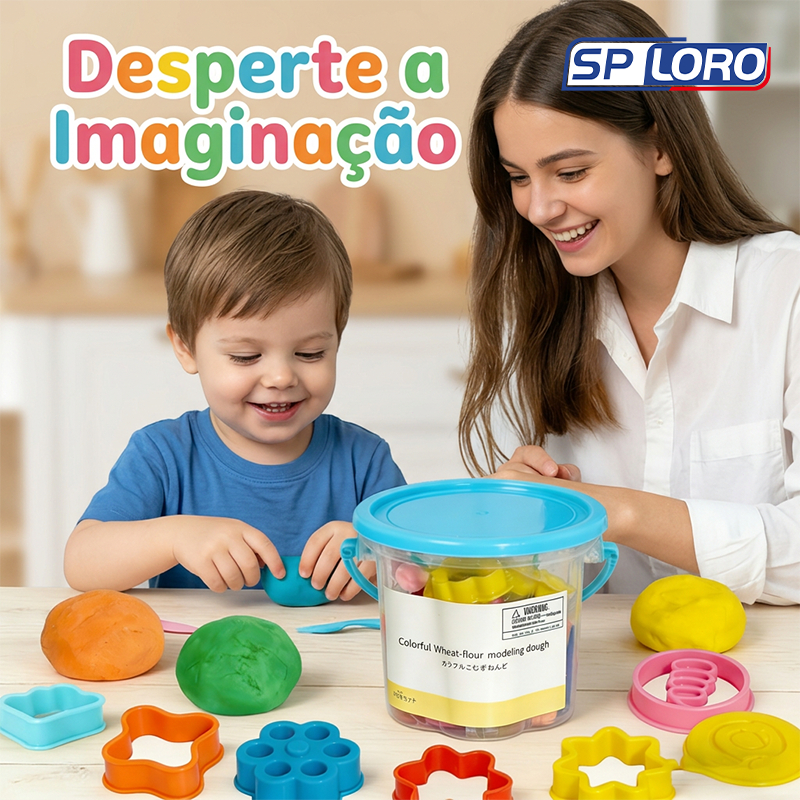 Areia Super Macia Balde 300g Modelar Modelar Mágica Cinética Brinquedo Presente para Criancas 25