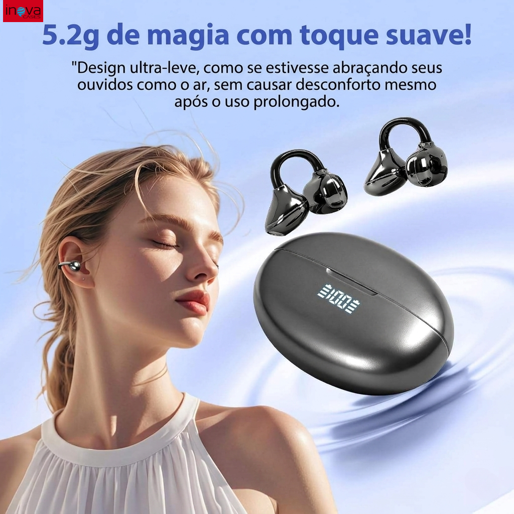 Fone de Ouvido Bluetooth Inova FreeClip Digital — foto 2