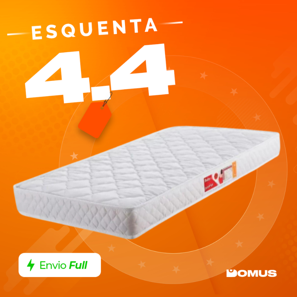 Colchão Berço Baby Light D18 Impermeável (10x70x130) Prorelax