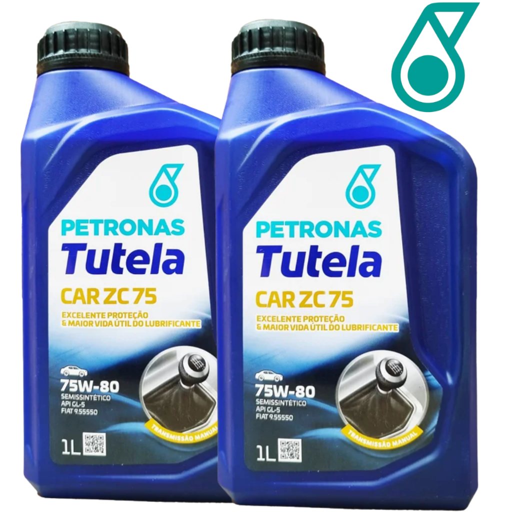 Óleo Câmbio Manual Petronas Tutela 75W80 Semi Sintético API GL-5 2 Litros Original