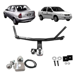 Engate Reboque Rabicho Fixo Corsa Classic 1996 a 2010 500Kg bOM