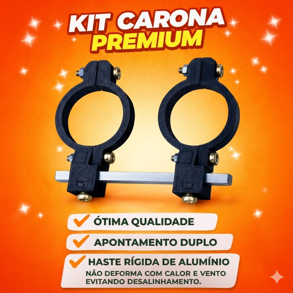 Suporte Kit Carona LNB Ku Antena Via Satélite Alumínio 70w 63w 61w 30w 75w 43w