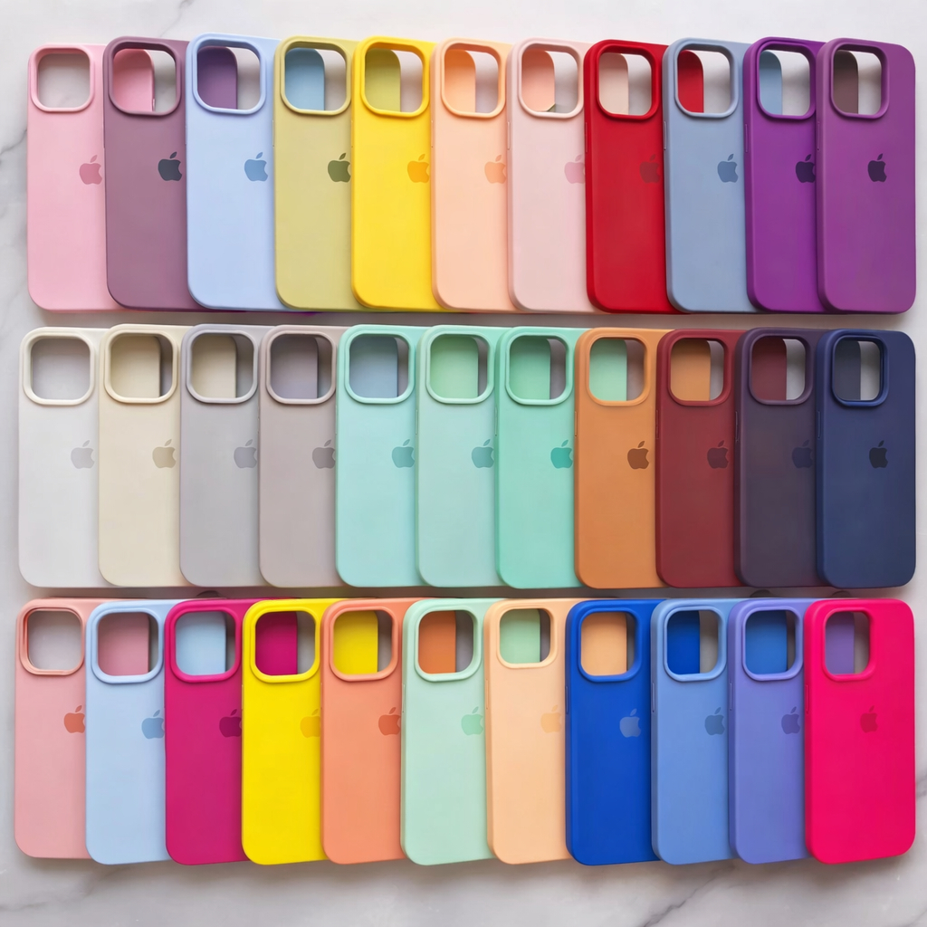 Capinha Silicone Aveludada iPhone 15/15 Pro Max Proteção Premium - Câmera Aberta