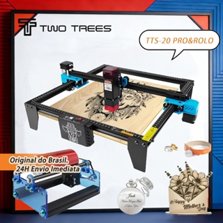 TWOTREES | TTS-20 Pro Gravadora a Laser com Rolo,Cortadora a Laser CNC para Madeira, Metal, Acrílico em Oferta na Shopee
