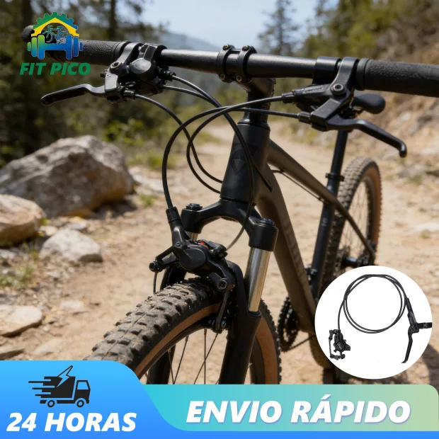 Freio A Disco Hidraulico Traseiro Bike Mtb Com Pinça Manete