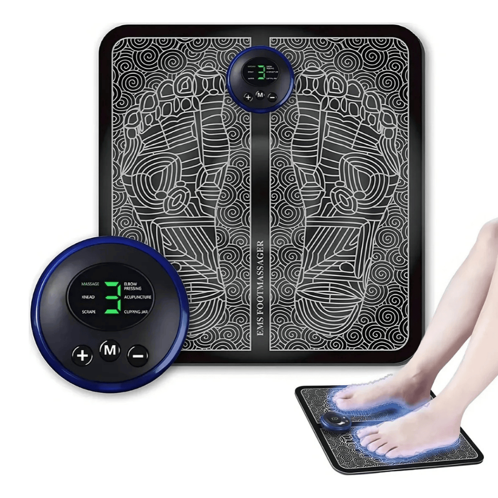Tapete Massageador Elétrico Para Pés Fisioterapia Massageador De Pés Acupuntura Oriental Terapia