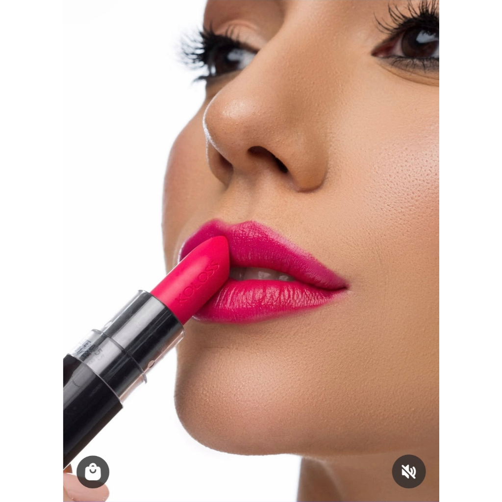 KOLOSS BATOM LIPSTIK 194 PINK - CREMOSO HIDRATANTE LONGA DURAÇÃO E ALTA COBERTURA em Oferta na Shopee