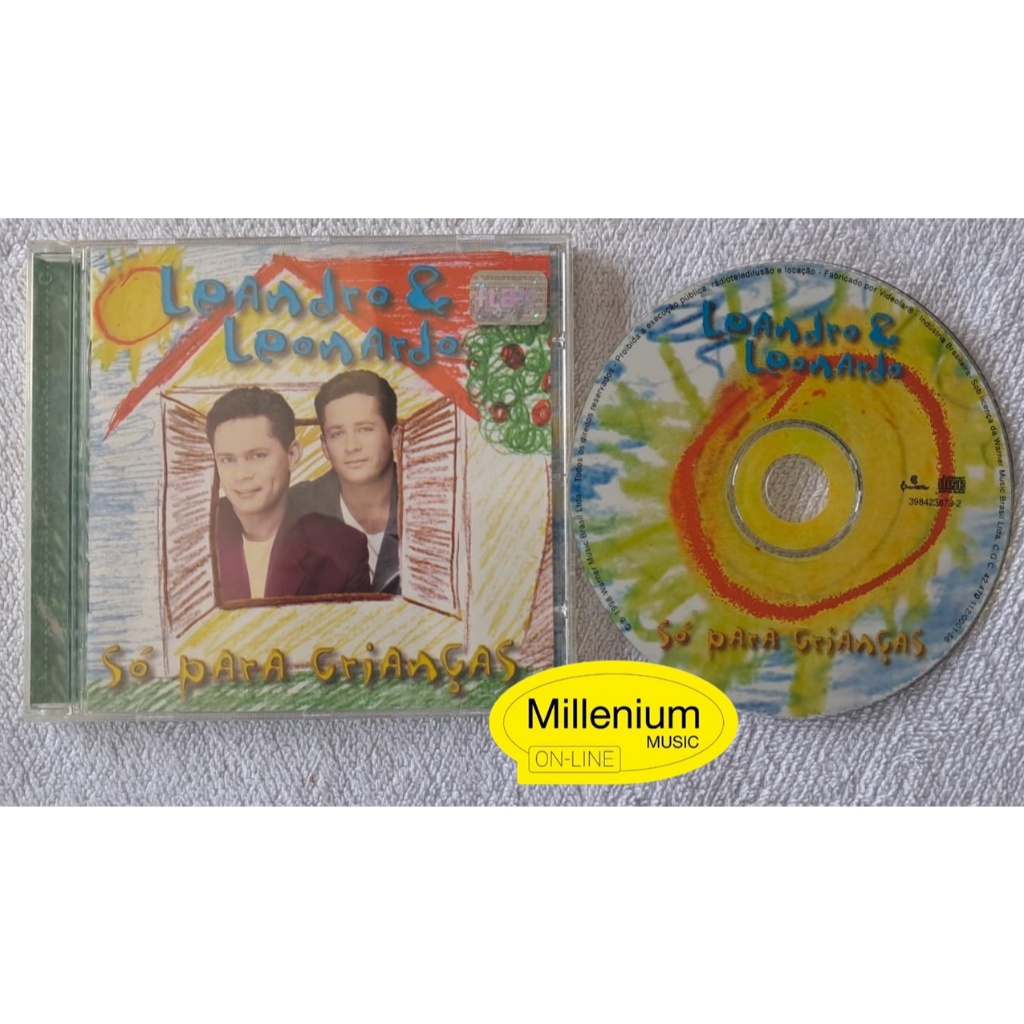CD Leandro & Leonardo Só para Crianças 1994 Original Gravadora Colecionador Ótimo Estado