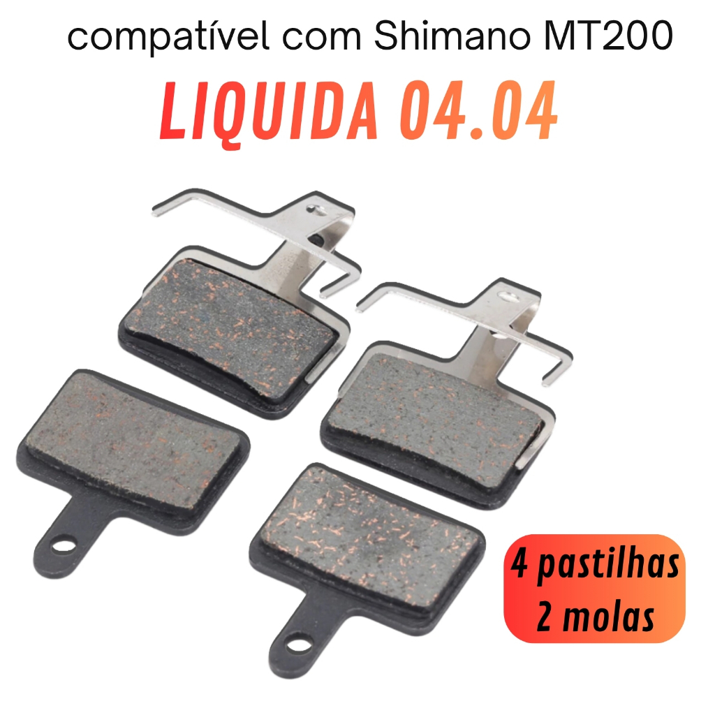2 Par Pastilha Freio Disco Shimano Mt200 M395 M446 Gts Tektro Gta Winzip