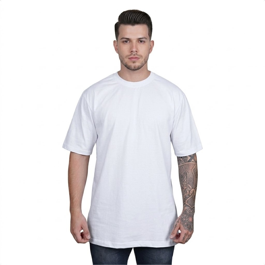 Camiseta Oversized Unissex P ao GG Lymani Premium 100% Algodão – Streetwear Conforto Máximo