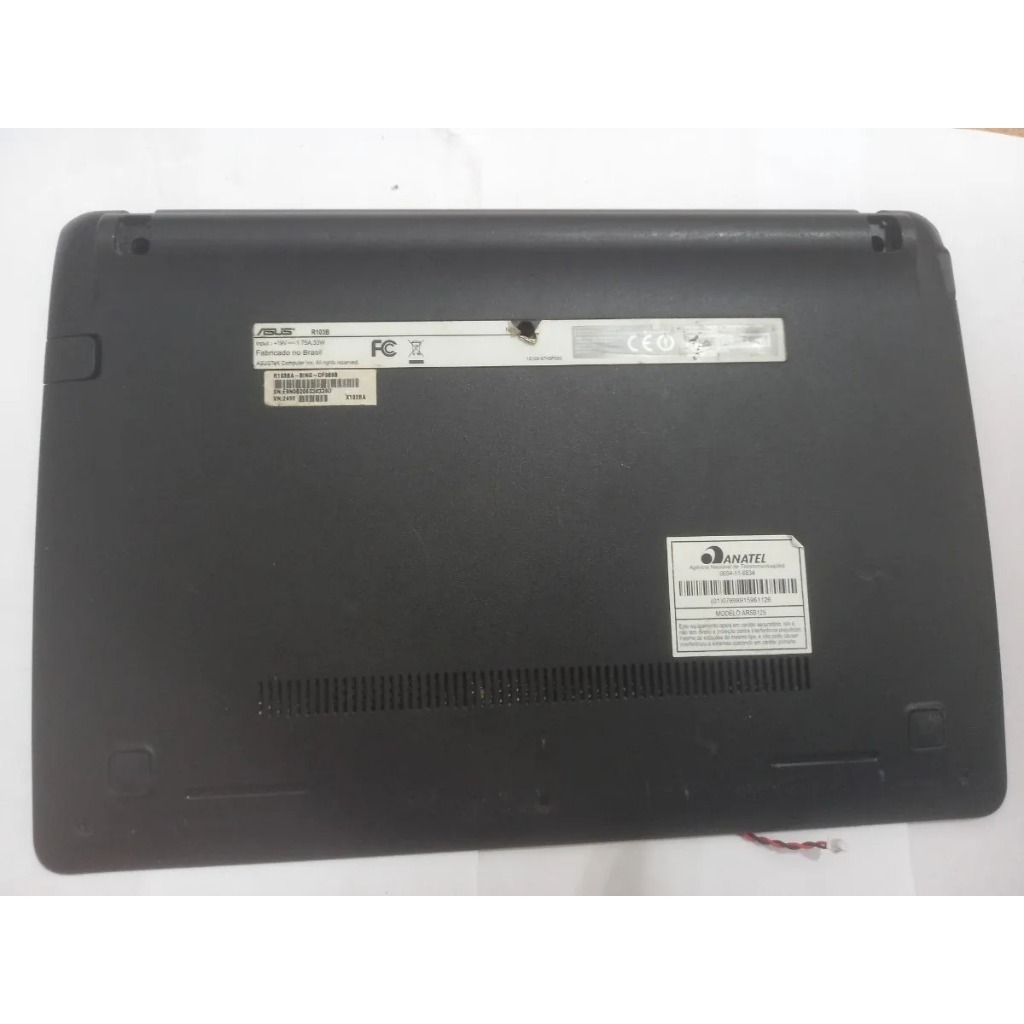 Carcaça Tampa Base Inferior Netbook Asus X102b / X102ba