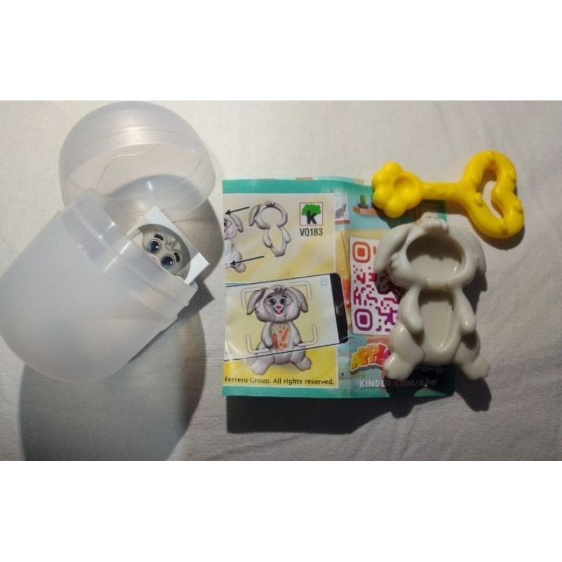 KINDER OVO COLEÇÃO MENINAS 2026 COELHO /MACACO ( LOTE C/ 2 PCS) R$45,00