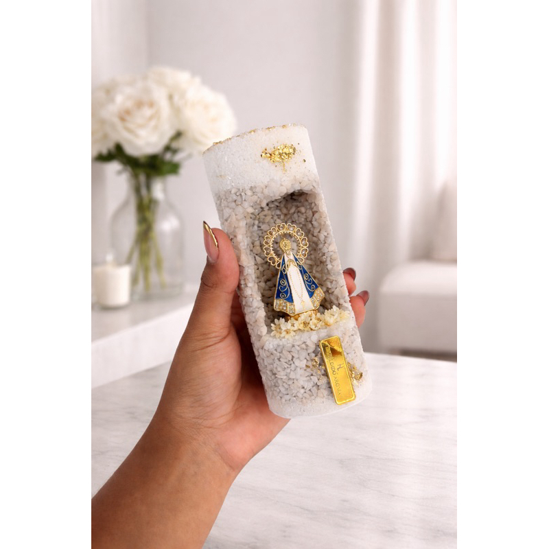 Vela oratório gruta/santuario/oratório nossa senhora aparecida