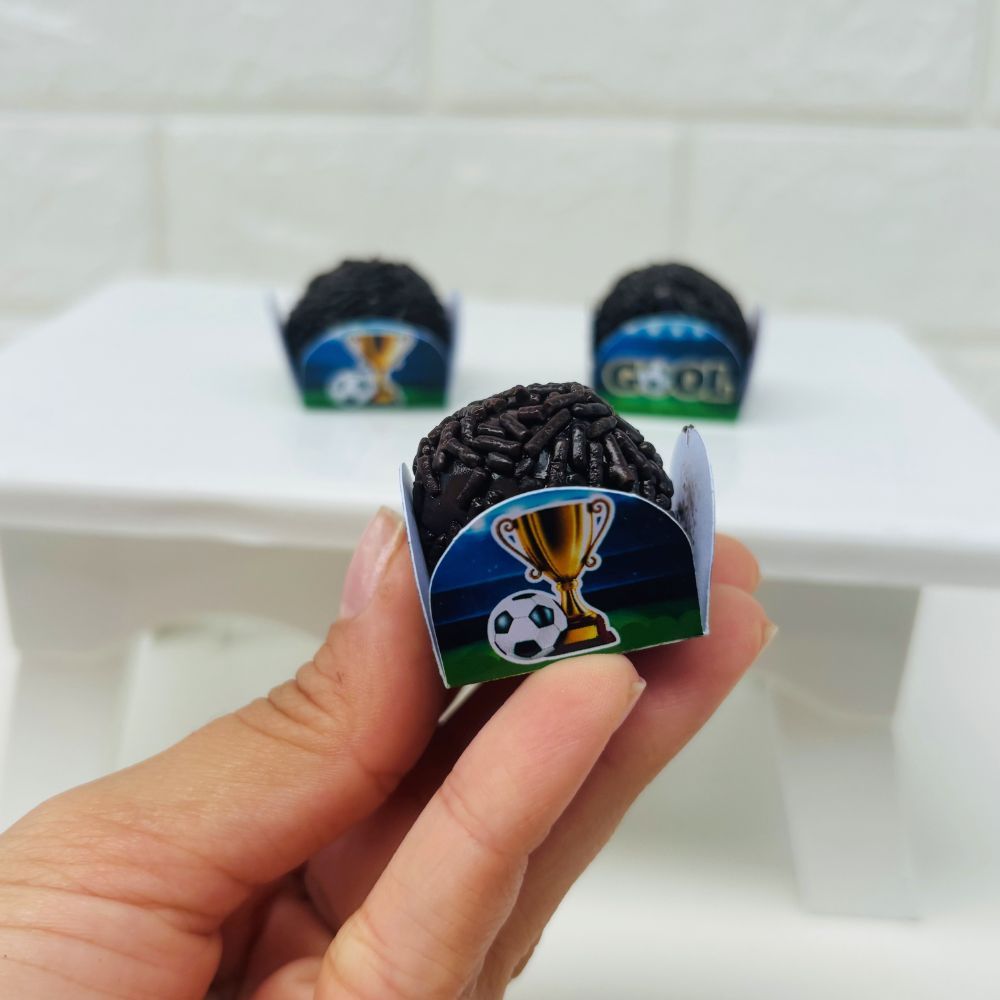 Forminha de Doces Futebol Personalizada / Lembrancinha de Festa /Aniversário