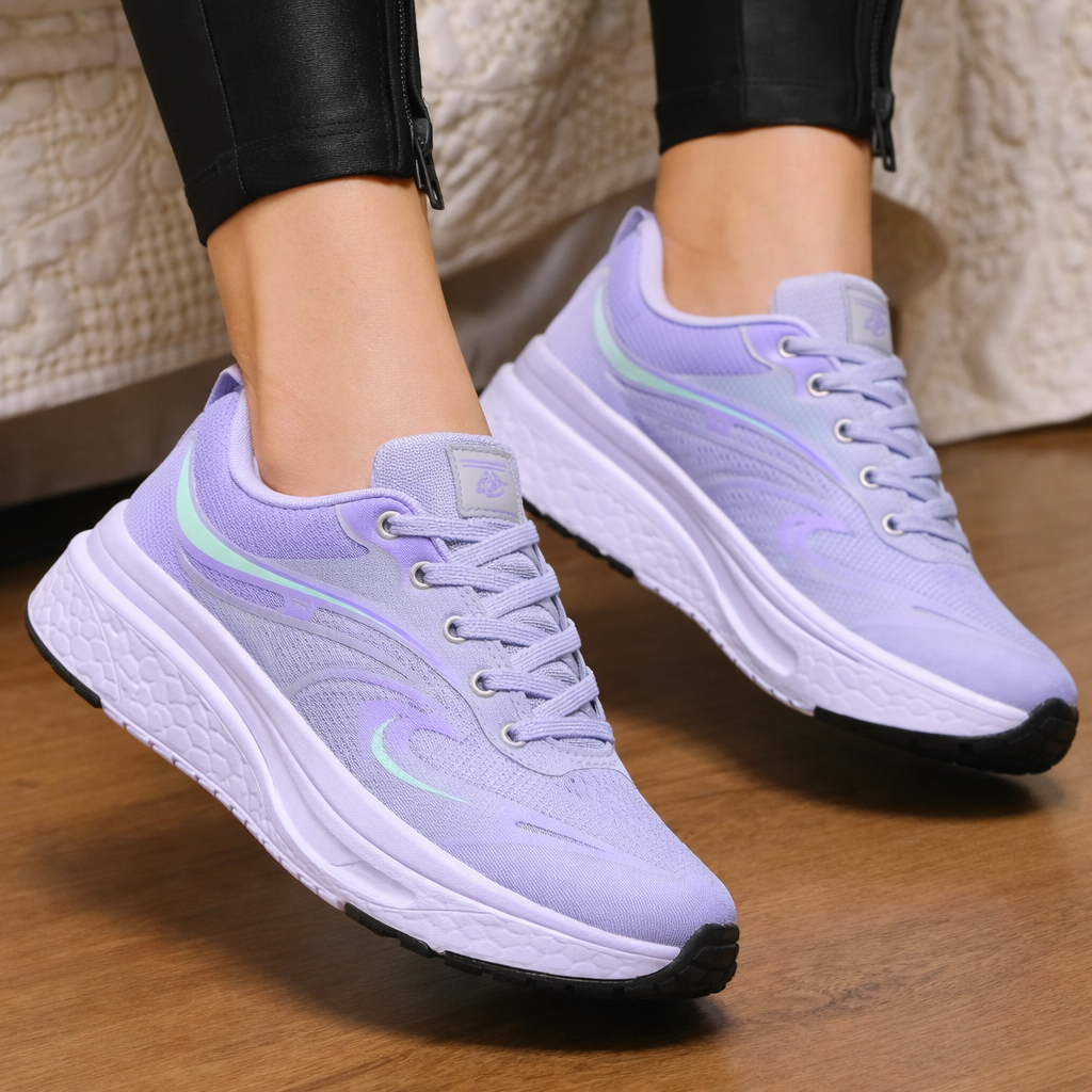 Tênis Feminino Esportivo Academia Corrida Caminhada Leve Confortável