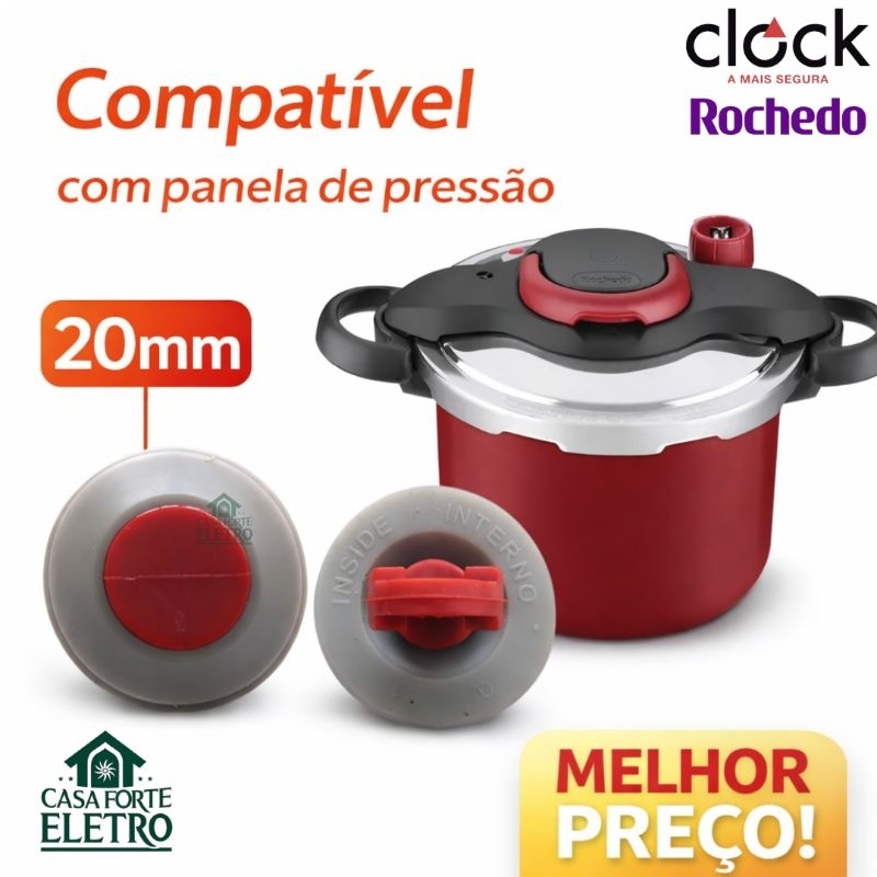 Válvula Panela Pressão Rochedo Original 3L 4,5L Segurança Máxima Encaixe Perfeito