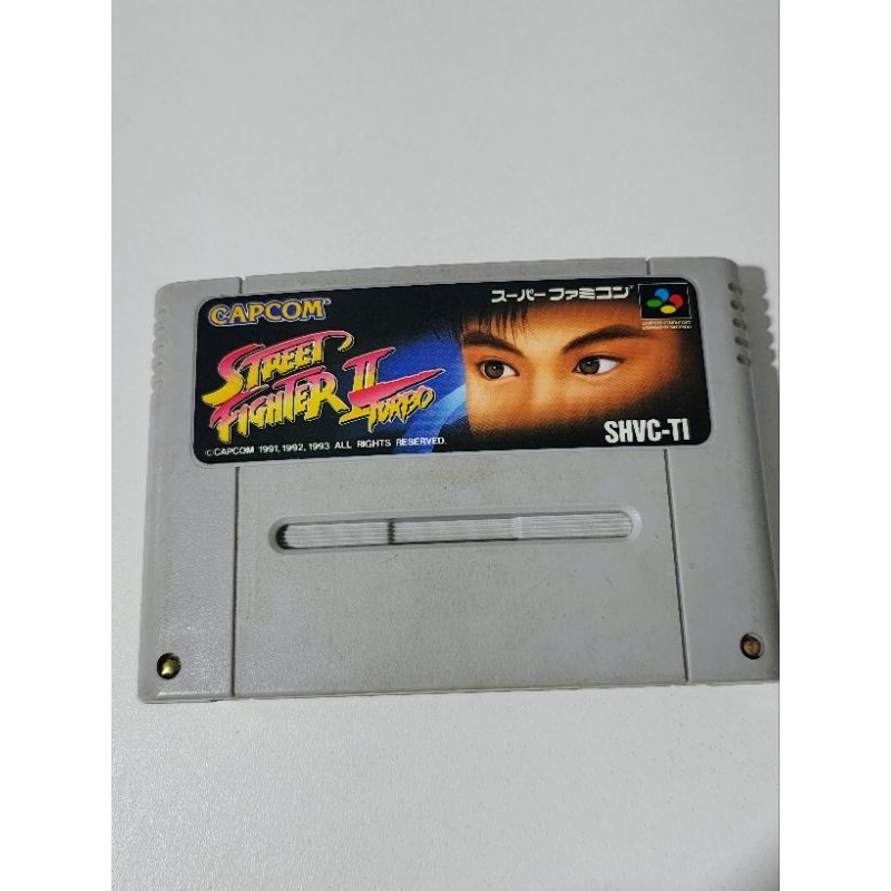 Cartucho original Japonês Super Famicon/ Super Nintendo " Street Fighter 2 Turbo "