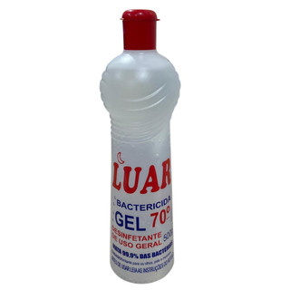 Álcool em Gel Bactericida Desinfetante de Uso Geral 500g Luar