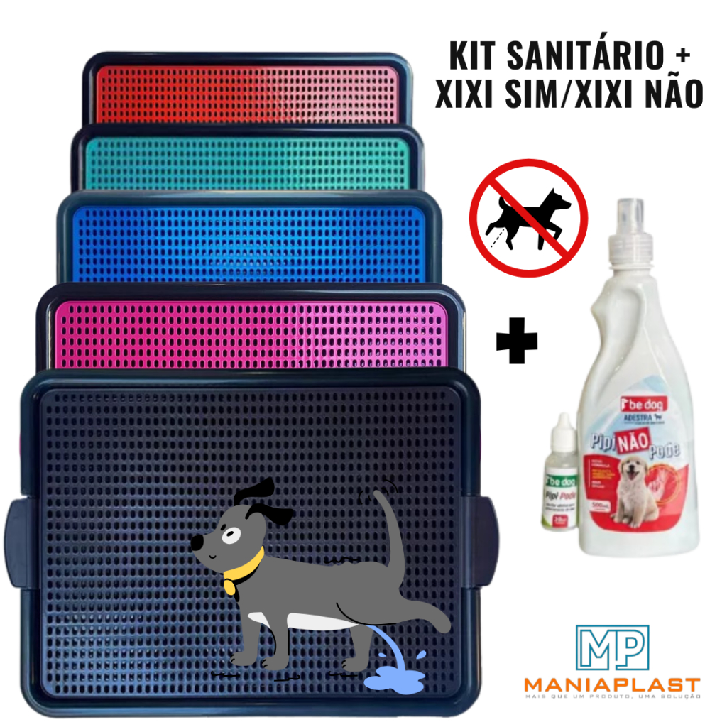 Pare de Limpar Xixi Errado | Kit Sanitário + Educador Xixi Sim e Não | Treine Seu Pet Rápido e Sem Estresse