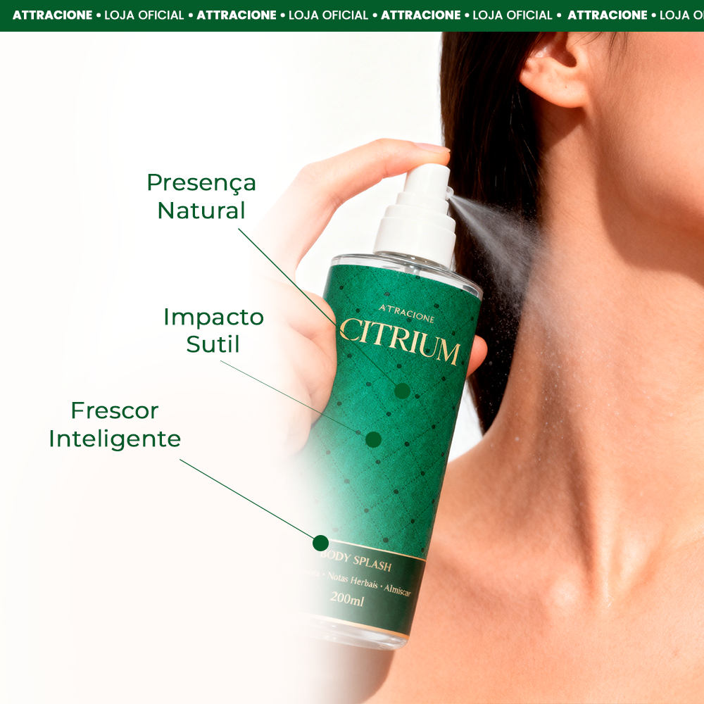 Body Splash Citrium 200ml – Fragrância Cítrica Refrescante, Leve e Ideal para o Dia a Dia · foto 2