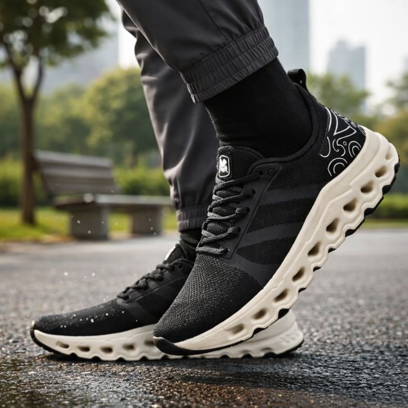Promoçao Tenis de Corrida Caminhada Masculino e Feminino Cloud Leve Macio Confortavel Academia e Casual