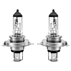 Kit Lâmpada H4 Carro Farol Alto Baixo 3200K 12V Halógena 60W/55W P43T Universal