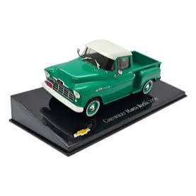 miniatura chevrolet marta rocha 1956 verde escala 1/43 sem acrilico