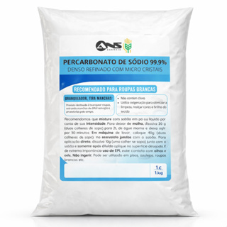 Percarbonato de Sódio 100% Puro Limpeza Em Geral Tira Manchas Roupas Brancas 500g/1kg /2kg em Oferta na Shopee