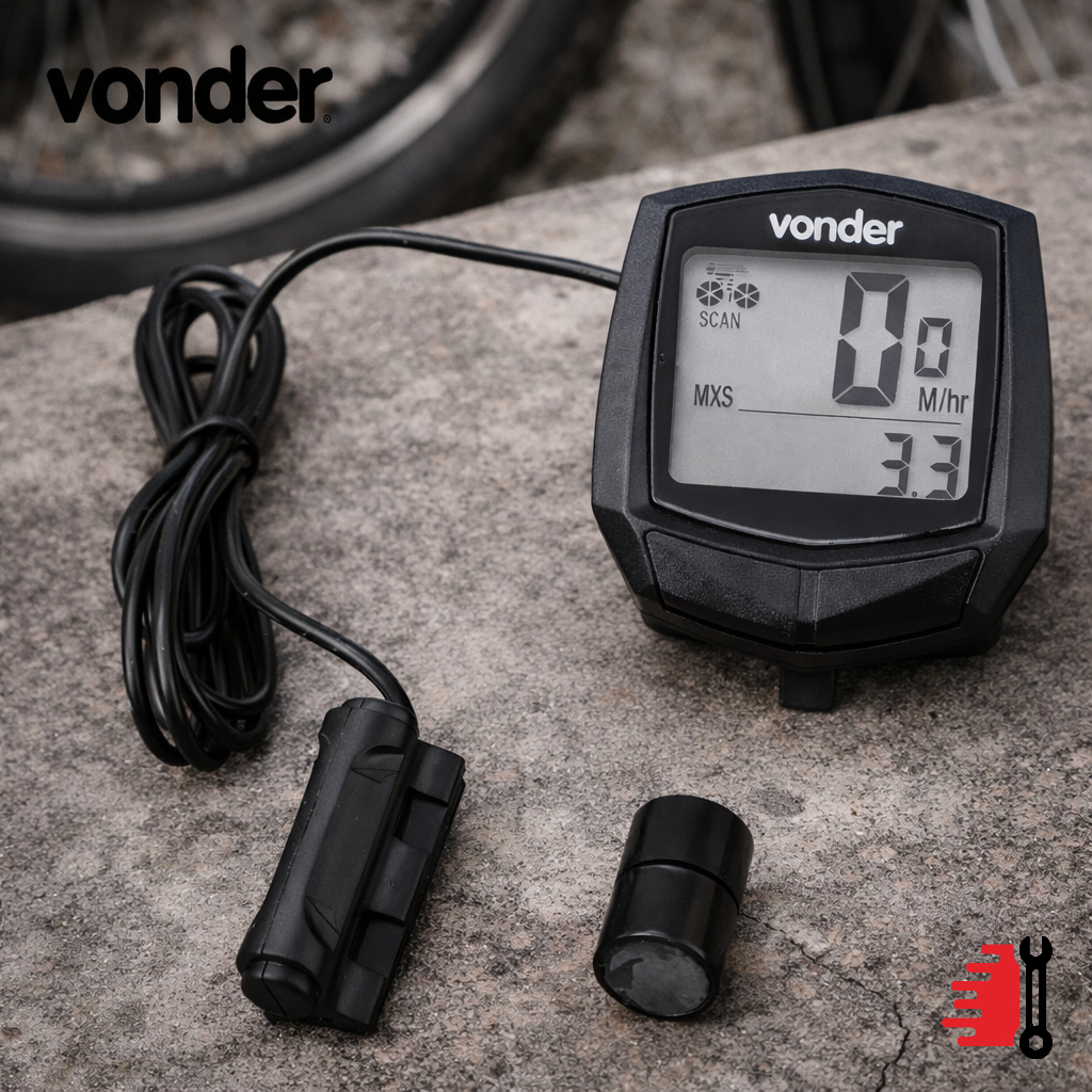 Velocímetro Digital Vonder para Bicicleta à Prova de Chuva Precisão e Resistência