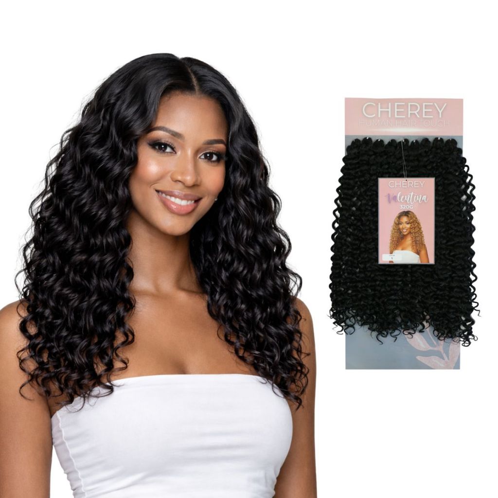 Cabelo Cacheado Fibra Bio Regenerativa Valentina Crochet Braids 70cm 320gr Volume Natural