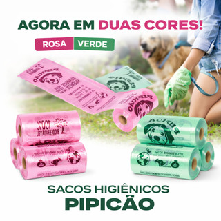 16 Rolos Refil De Saquinhos Cata Caca -240 Saquinhos Coletor