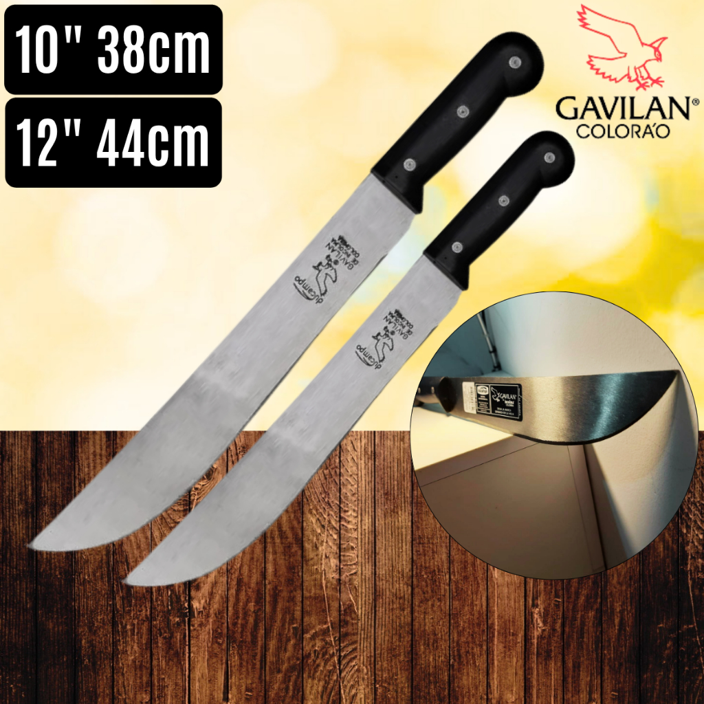 Facão de lâminas c/ 25cm e 30cm p/ Cacau Jardinagem podas pesca e Camping - Gavilan Incolma