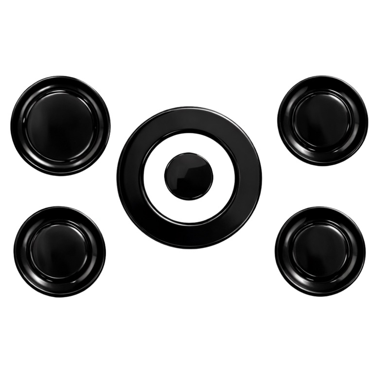 Kit 5 Espalhadores Tampinhas Fogão Electrolux Tripla Chama 76DTB 76STB 76SRB 76STX 76TBE