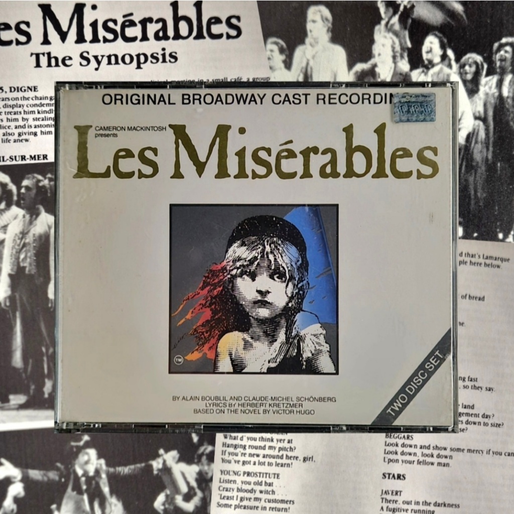 CD Les Miserables - Duplo Importado Original (1987)