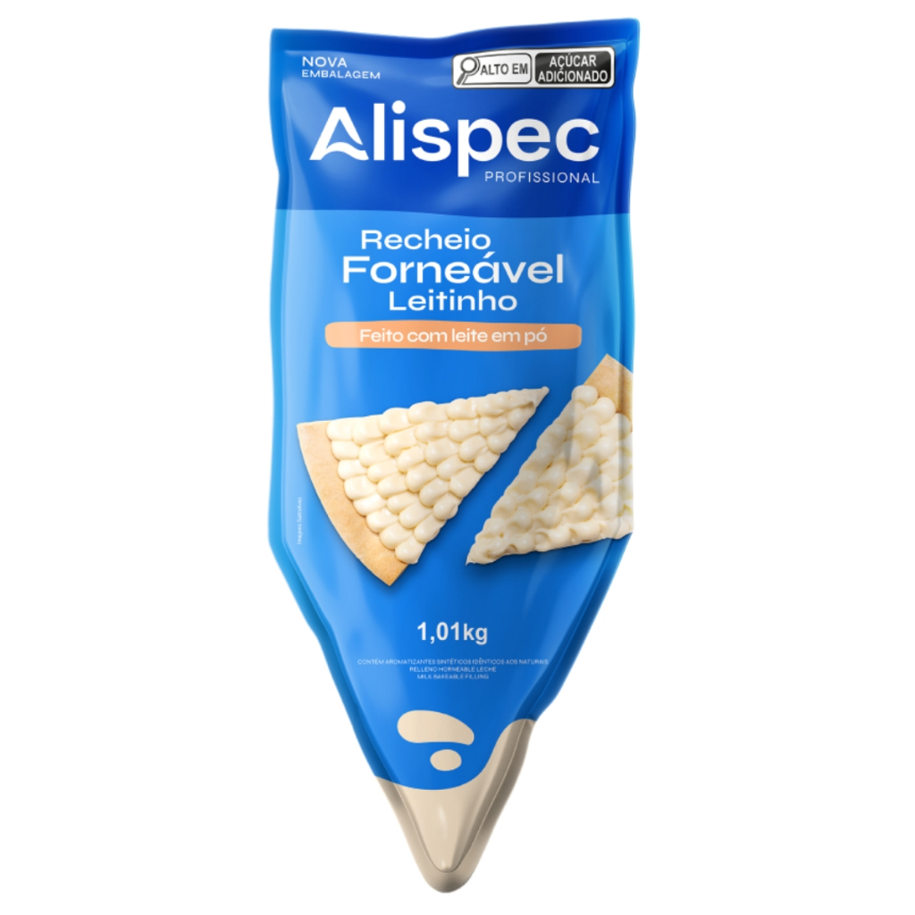 Recheio Forneável Leitinho 1,01kg Alispec