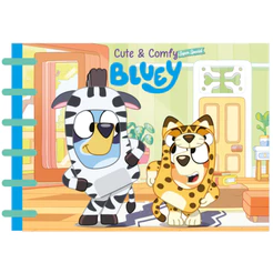 Bluey Cute & Comfy - Livro de Colorir Infantil