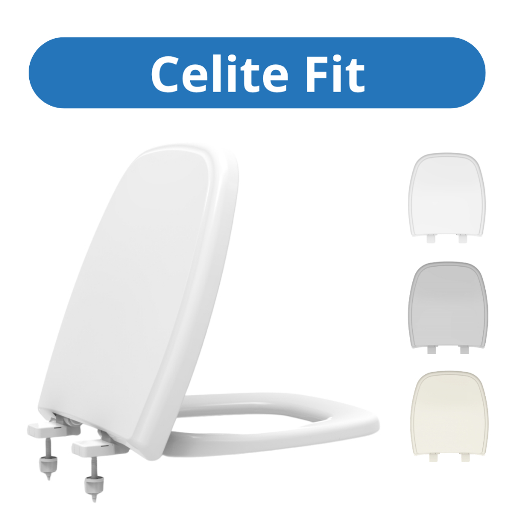 Tampa Assento Vaso Sanitário Celite Fit Versato Arcus Quadra Versa Branco PP Tupan