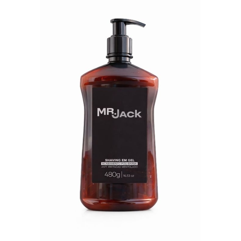 Gel Pós Barba e Acabamento Mr Jack Anti Irritação Mentolado 480g
